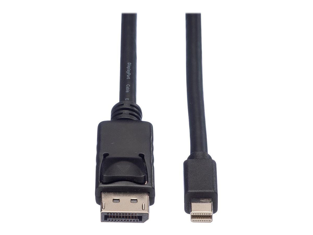 ROLINE DisplayPort Kabel, DP ST - Mini DP ST, schwarz, 5 m