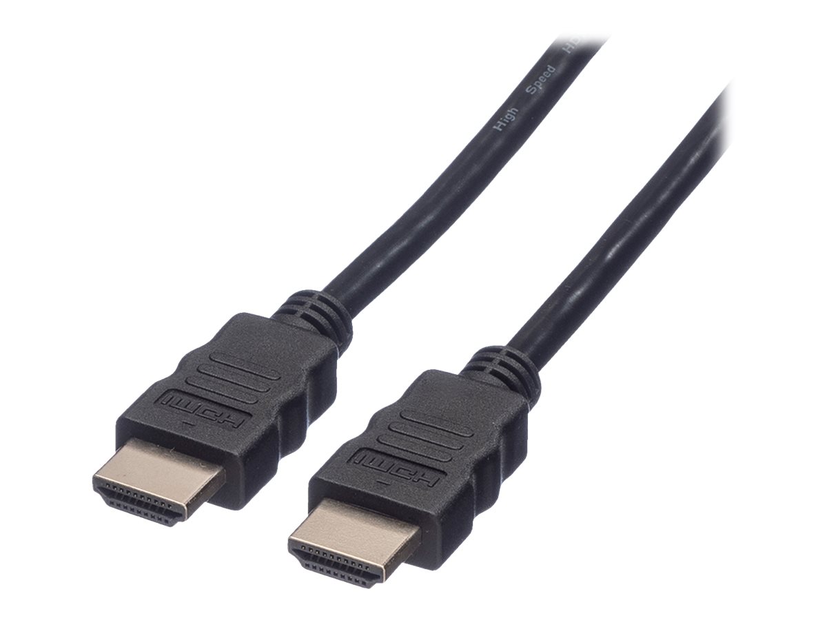 ROLINE HDMI High Speed Kabel mit Ethernet, schwarz, 20 m