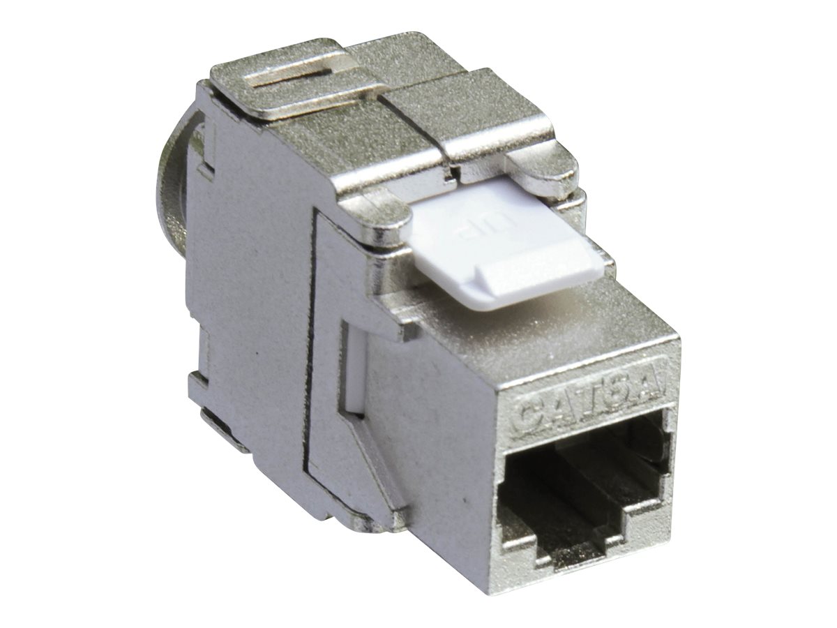 VALUE Cat.6A (Class EA) Keystone, RJ-45, geschirmt, werkzeuglos