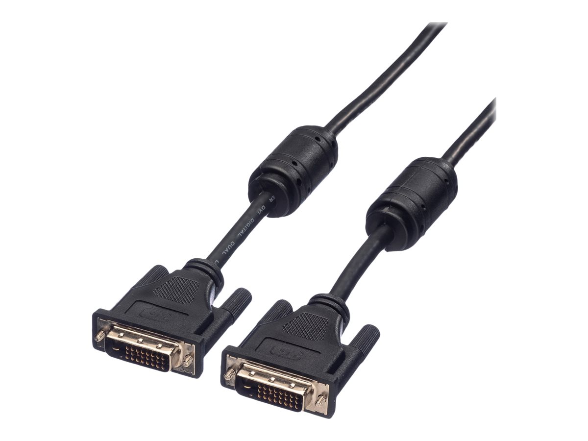 ROLINE Monitorkabel DVI, ST-ST, (24+1) dual link, 1 m
