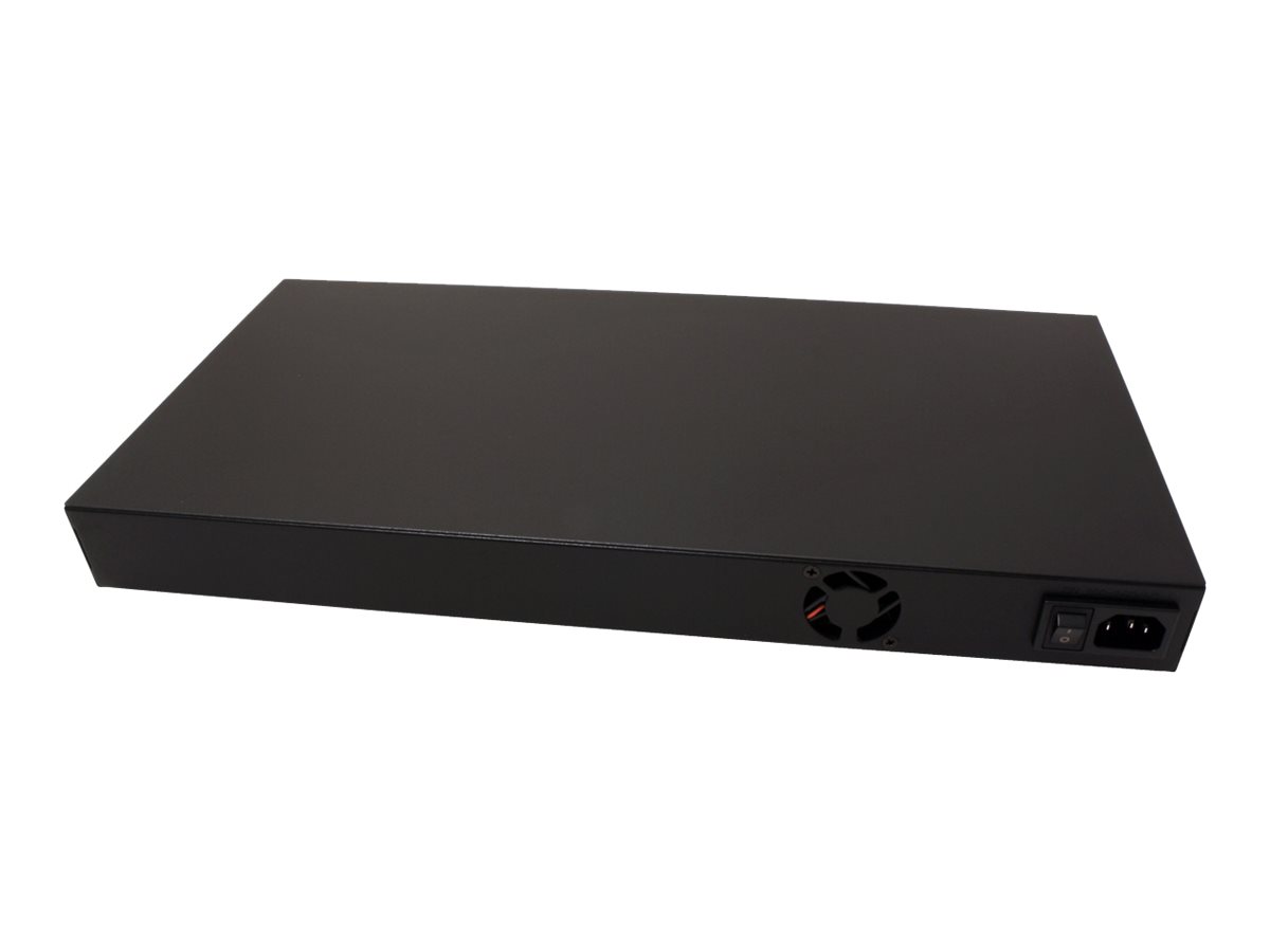 ROLINE 19-Zoll Fast Ethernet PoE Mid-Span Injektor, 8 Ports