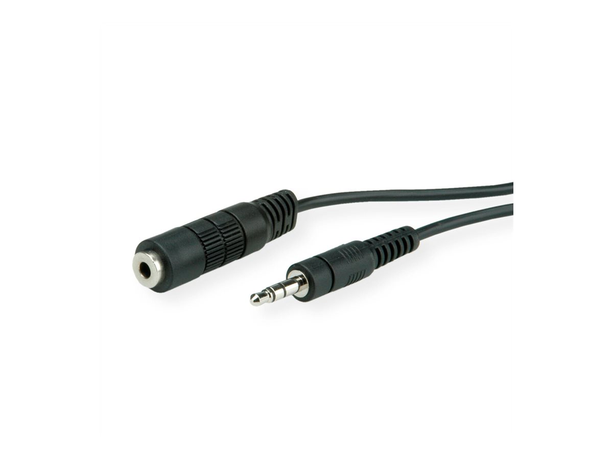 ROLINE 3,5mm Verlängerungskabel ST / BU, 2 m