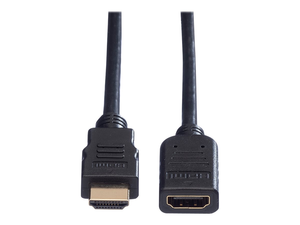 VALUE HDMI High Speed Verlängerungskabel, mit Ethernet, ST-BU, 3 m