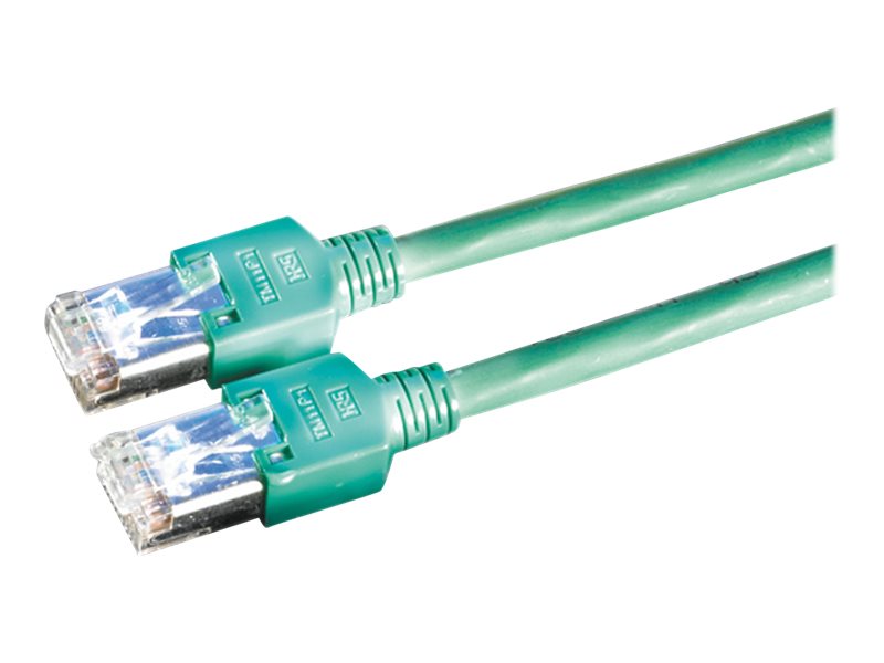 DÄTWYLER Patchkabel Cat.5e (Class D) S/UTP, CU 5502 flex PVC, Hirose TM11, grün, 2 m