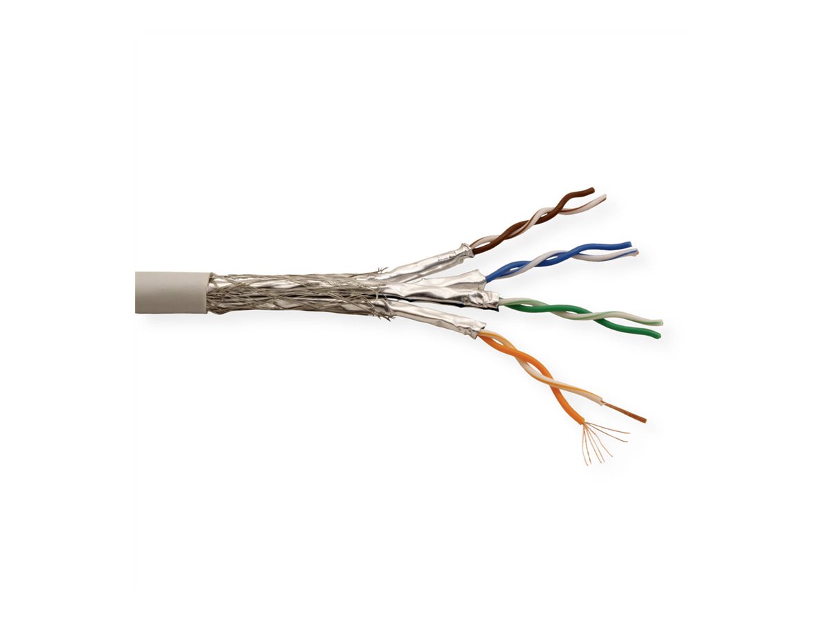 ROLINE S/FTP Cable Cat.6a, Stranded 300 m networking cable