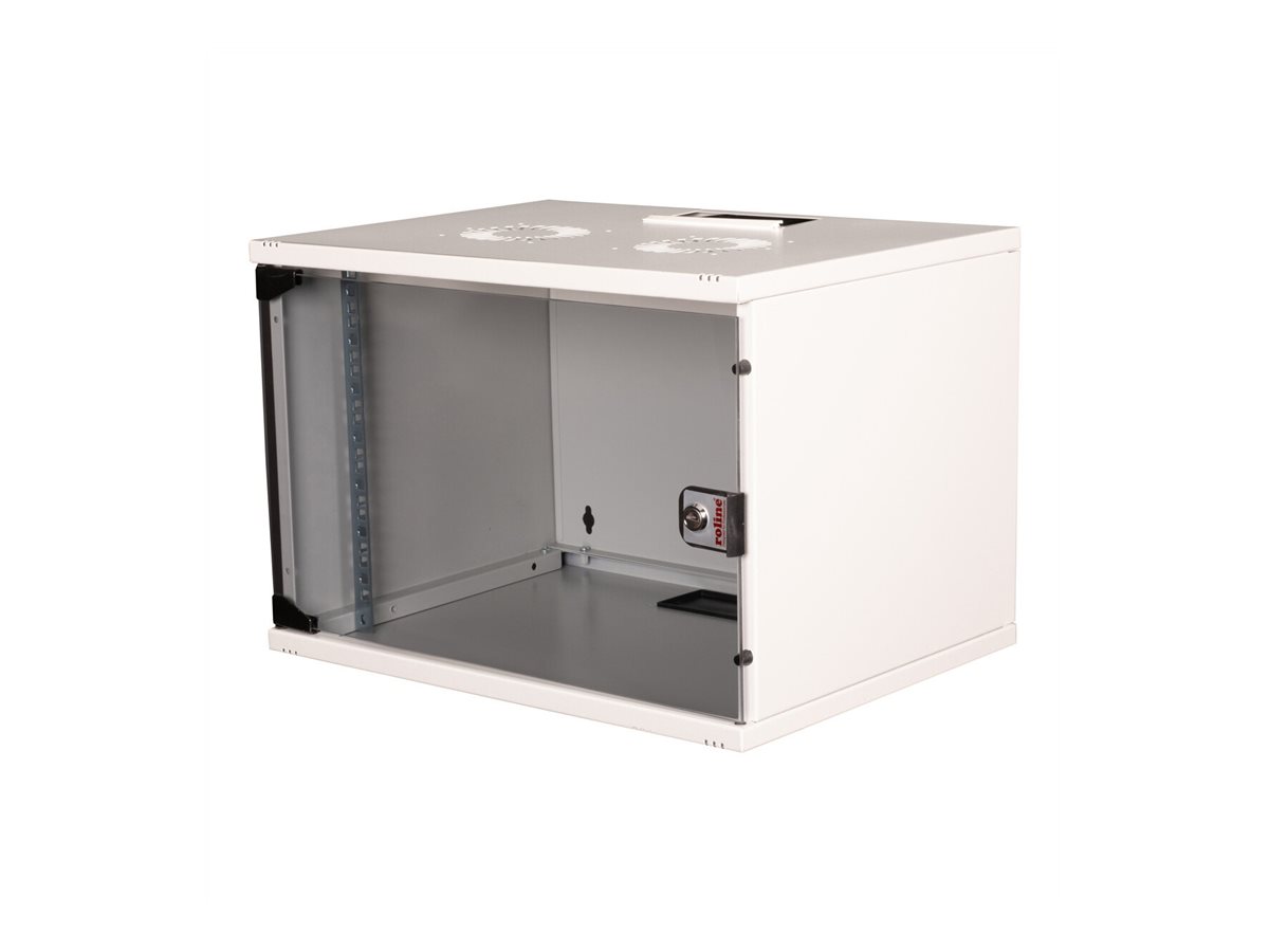 ROLINE 19-Zoll Wandgehäuse Basic 7 HE, 540x400 BxT Bausatz grau