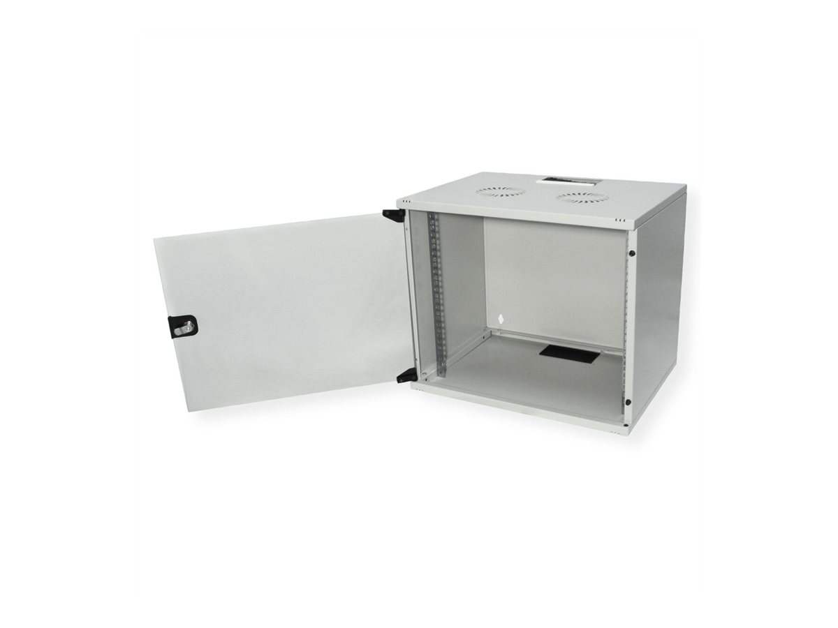 ROLINE 19-Zoll Wandgehäuse Basic 9 HE, 540x400 BxT Bausatz grau