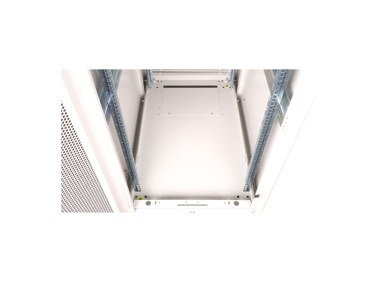 ROLINE 19-Zoll Serverschrank Basic 26 HE, 600x1000 BxT perforiert grau