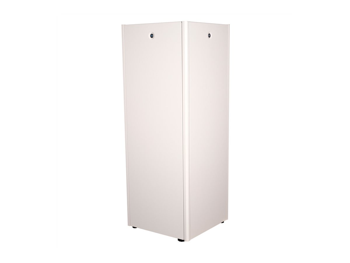 ROLINE 19-Zoll Netzwerkschrank Basic 32 HE, 600x600 BxT Glastür grau