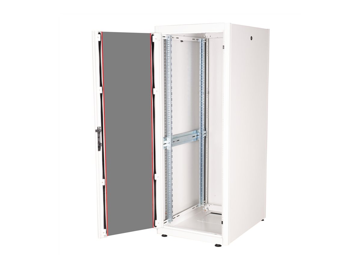 ROLINE 19-Zoll Netzwerkschrank Basic 32 HE, 600x800 BxT Glastür grau