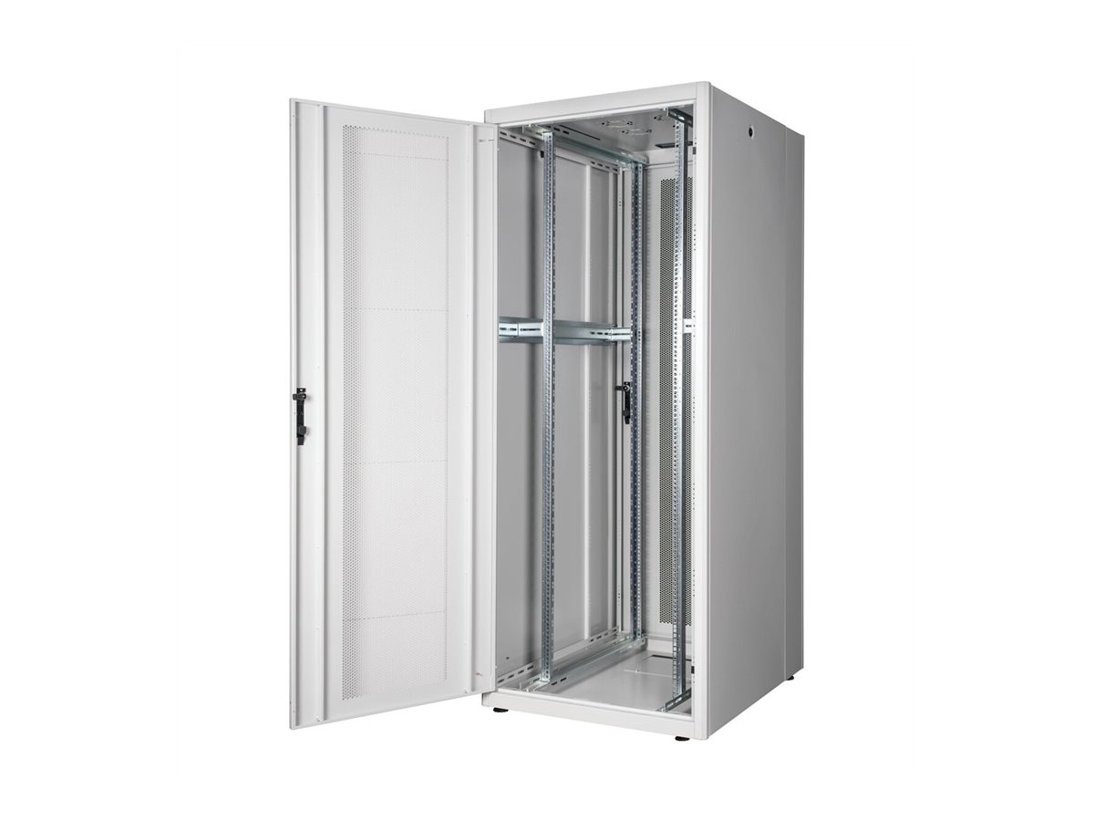 ROLINE 19-Zoll Serverschrank Basic 42 HE, 800x1000 BxT perforiert grau