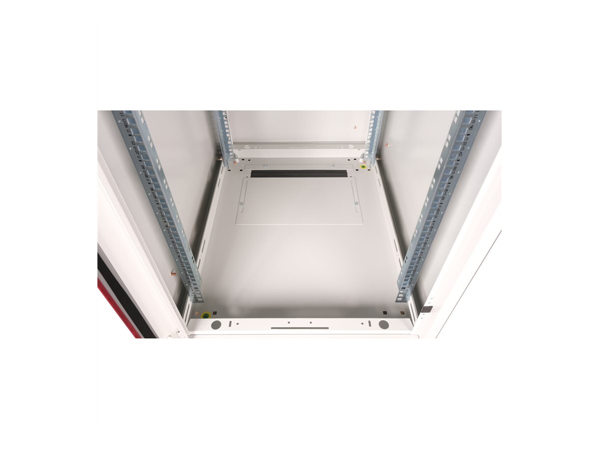 ROLINE 19-Zoll Netzwerkschrank Pro 16 HE, 600x800 BxT Glastür grau