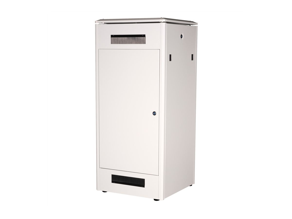 ROLINE 19-Zoll Netzwerkschrank Pro 26 HE, 600x600 BxT Glastür grau