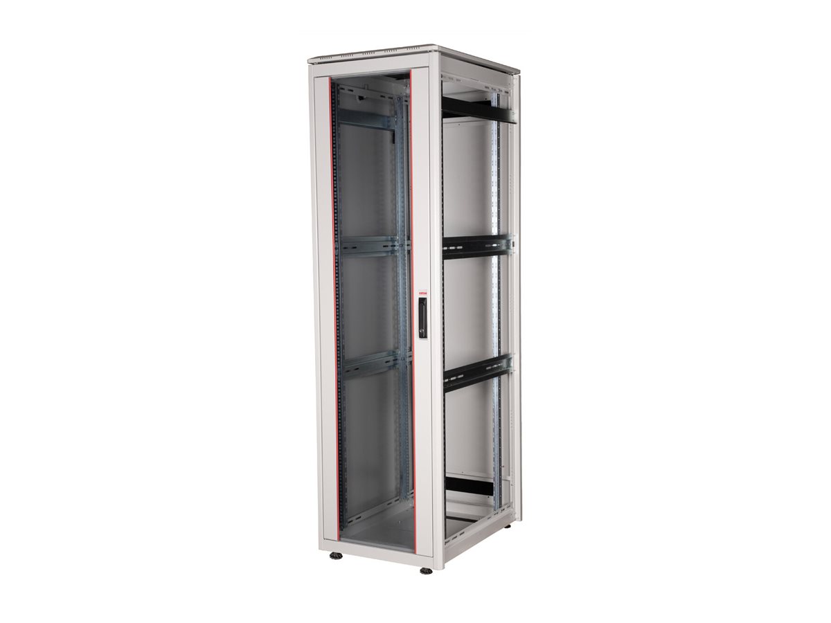 ROLINE 19-Zoll Netzwerkschrank Pro 42 HE, 600x800 BxT Glastür grau