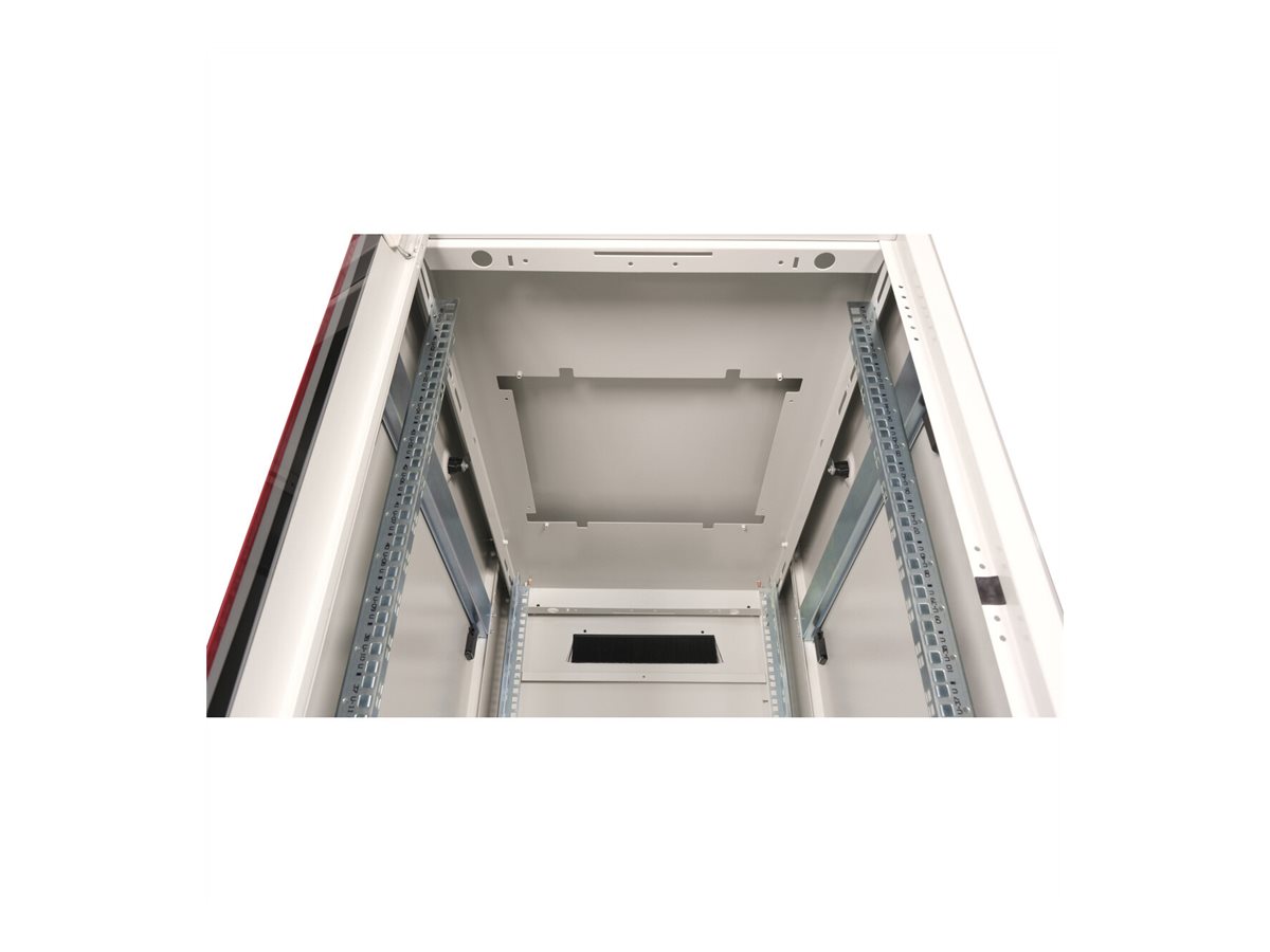 ROLINE 19-Zoll Netzwerkschrank Pro 47 HE, 600x1000 BxT Glastür grau