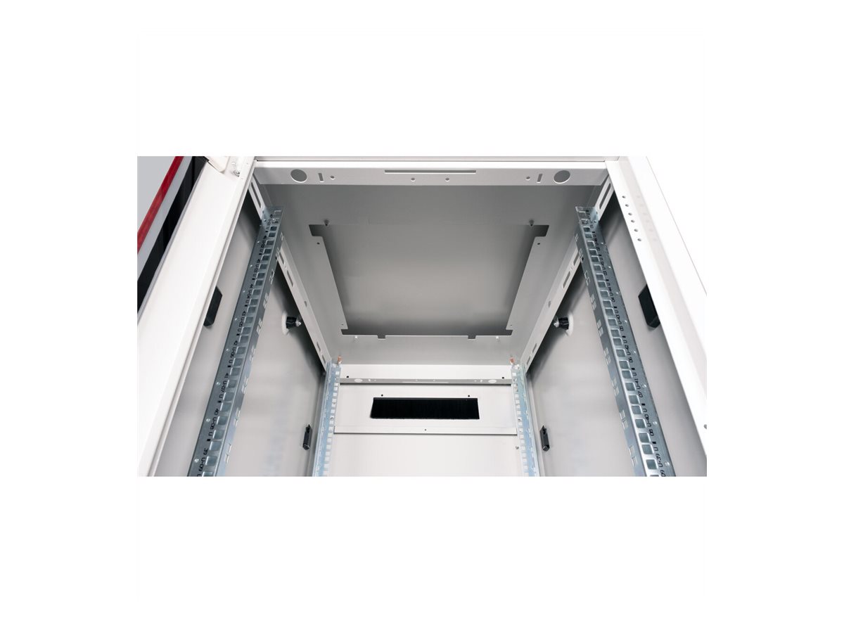 ROLINE 19-Zoll Netzwerkschrank Pro 47 HE, 600x800 BxT Glastür grau