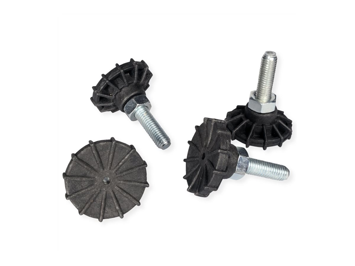 ROLINE 19-Zoll Nivellierfüße, 4 Stück