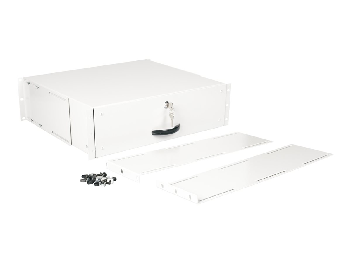 ROLINE 19-Zoll Tastatureinschub 3 HE, 400 T abschließbar grau