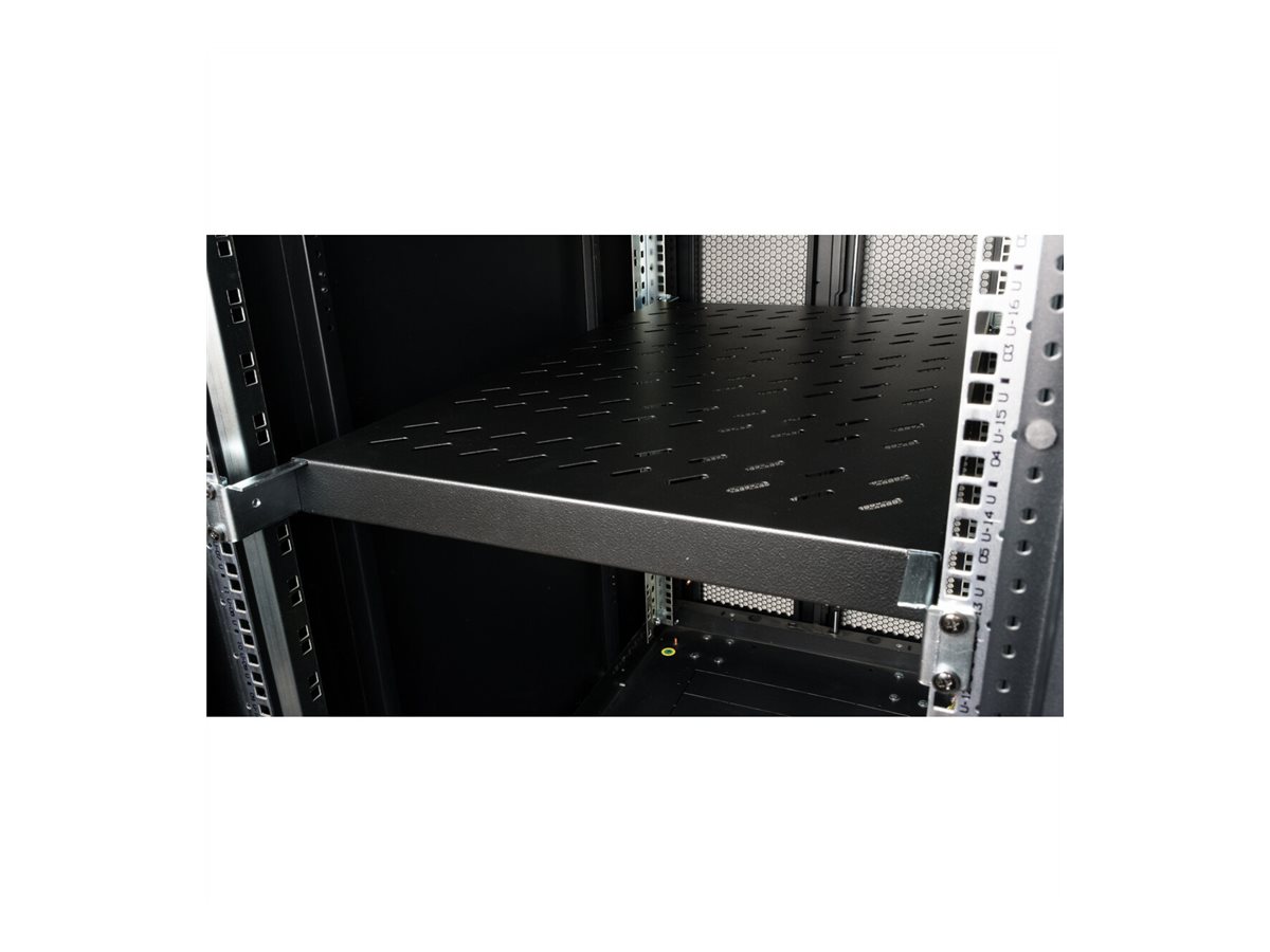 ROLINE 19-Zoll Fachboden 1 HE, 770 T 50 kg schwarz