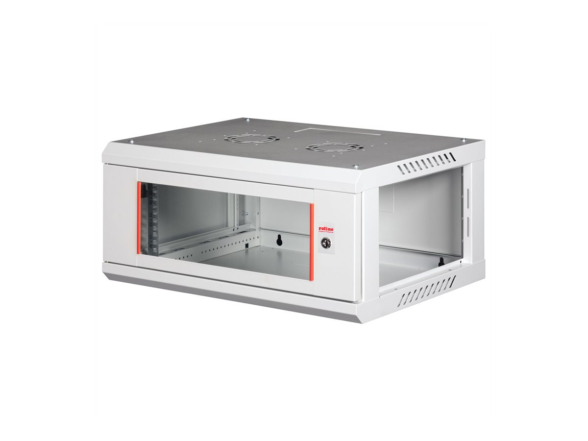 ROLINE 19-Zoll Wandgehäuse Basic Plus 4HE, 600x450 BxT grau