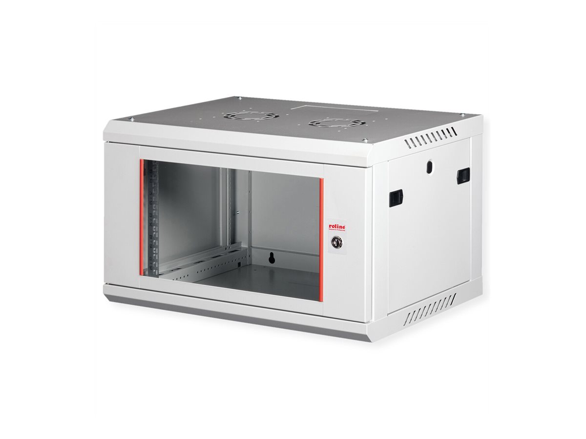 ROLINE 19-Zoll Wandgehäuse Basic Plus 6HE, 600x450 BxT grau