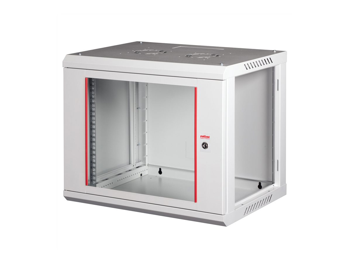 ROLINE 19-Zoll Wandgehäuse Basic Plus 9HE, 600x450 BxT grau