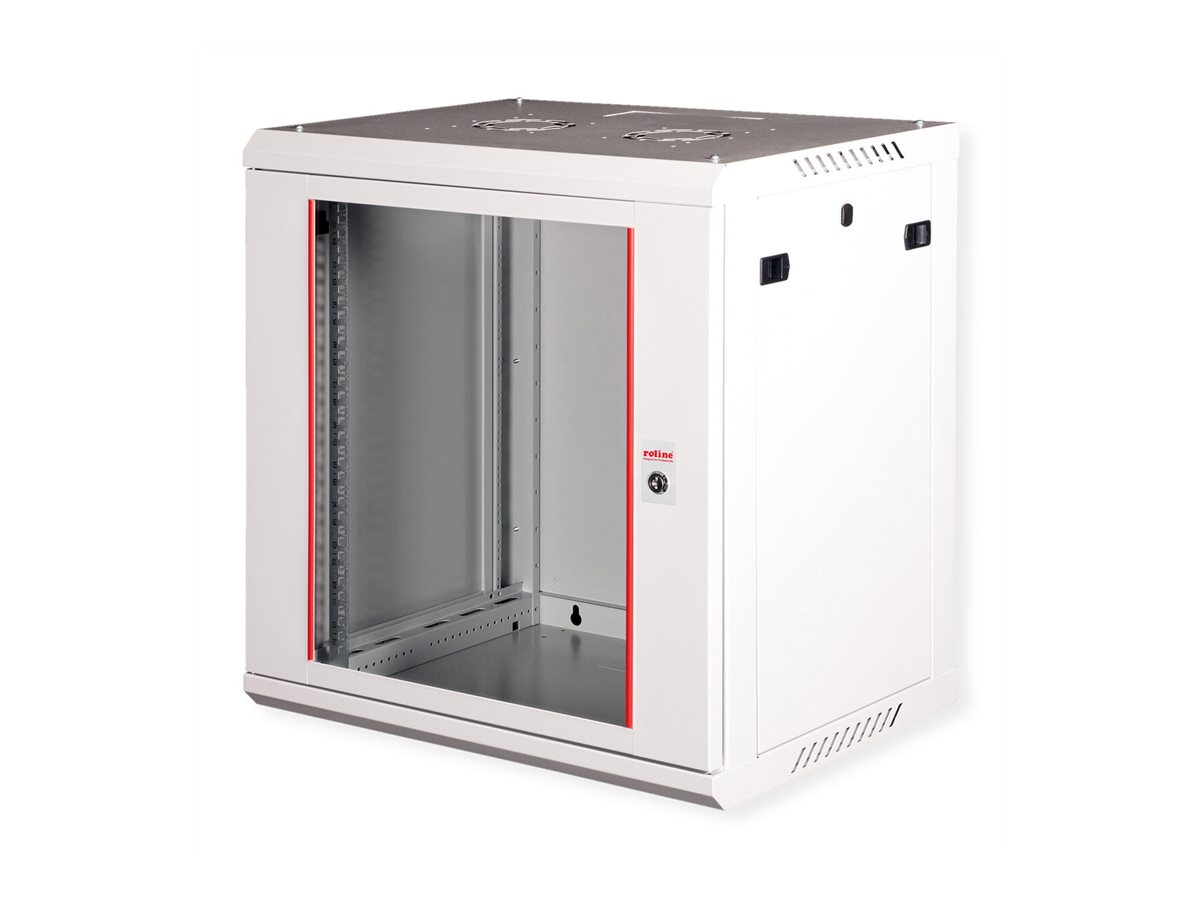 ROLINE 19-Zoll Wandgehäuse Basic Plus 12HE, 600x450 BxT grau