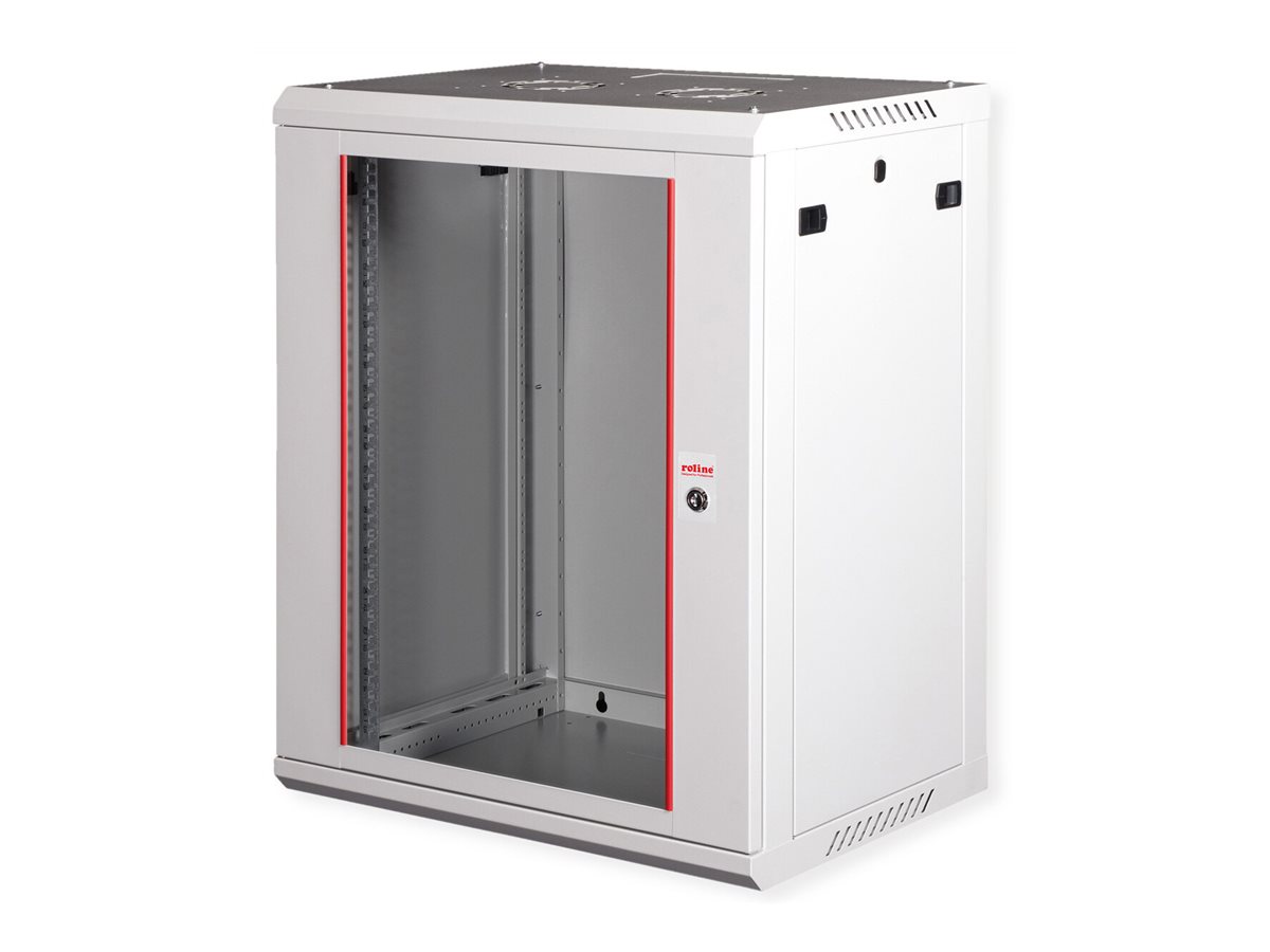 ROLINE 19-Zoll Wandgehäuse Basic Plus 15HE, 600x450 BxT grau