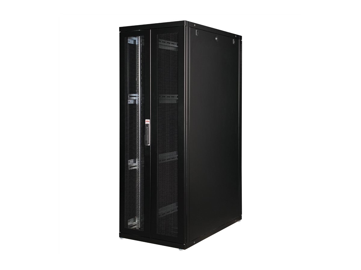 ROLINE 19-Zoll Serverschrank Pro 36 HE, 600x1000 BxT schwarz Plexiglas