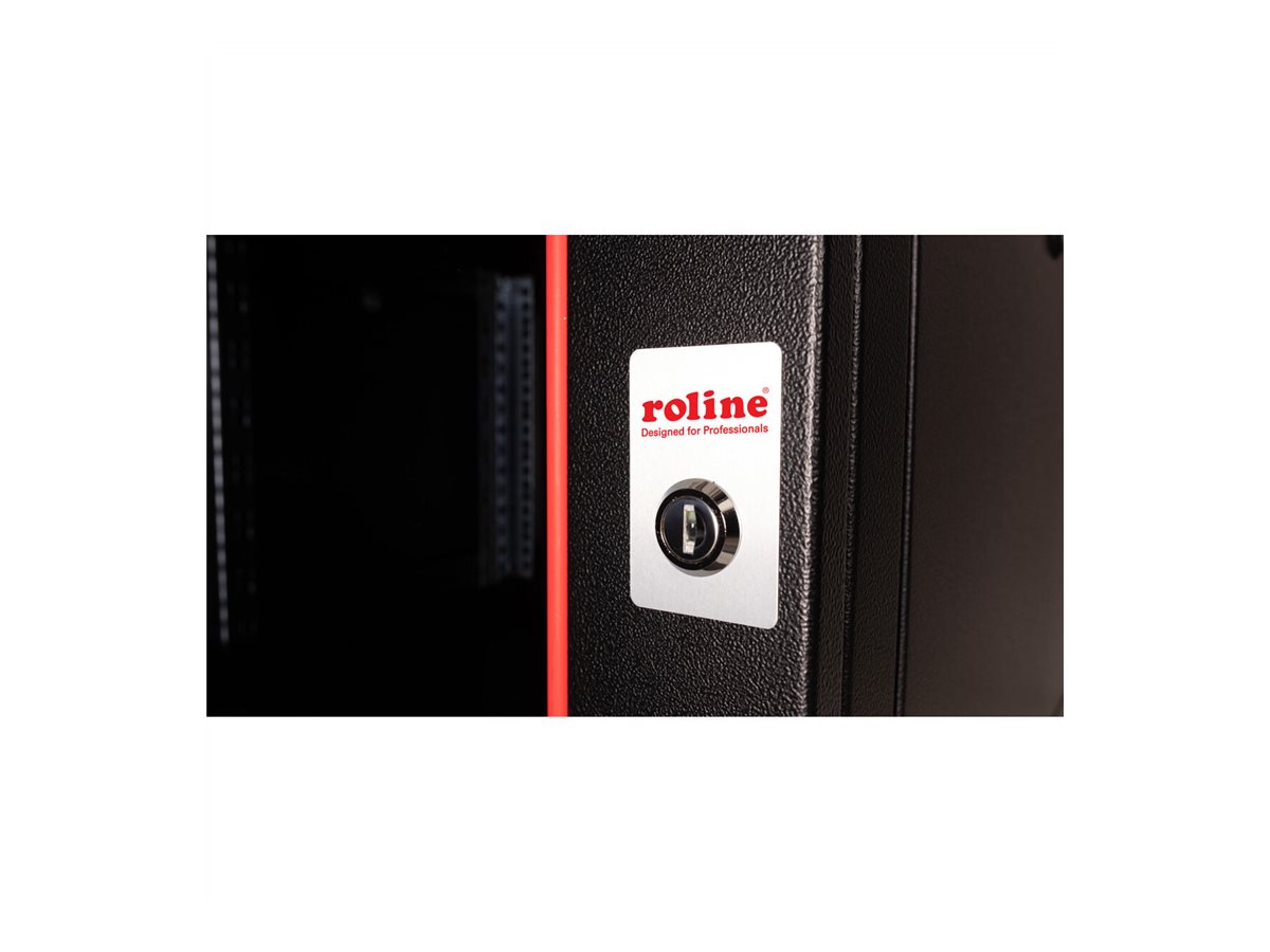 ROLINE 19-Zoll Wandgehäuse Pro 7 HE, 600x600 BxT schwarz