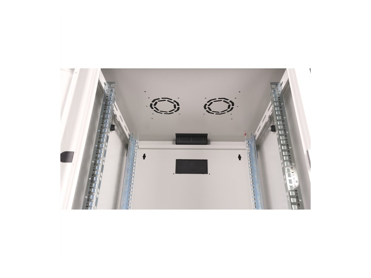 ROLINE 19-Zoll Wandgehäuse Pro 12 HE, 600x600 BxT grau