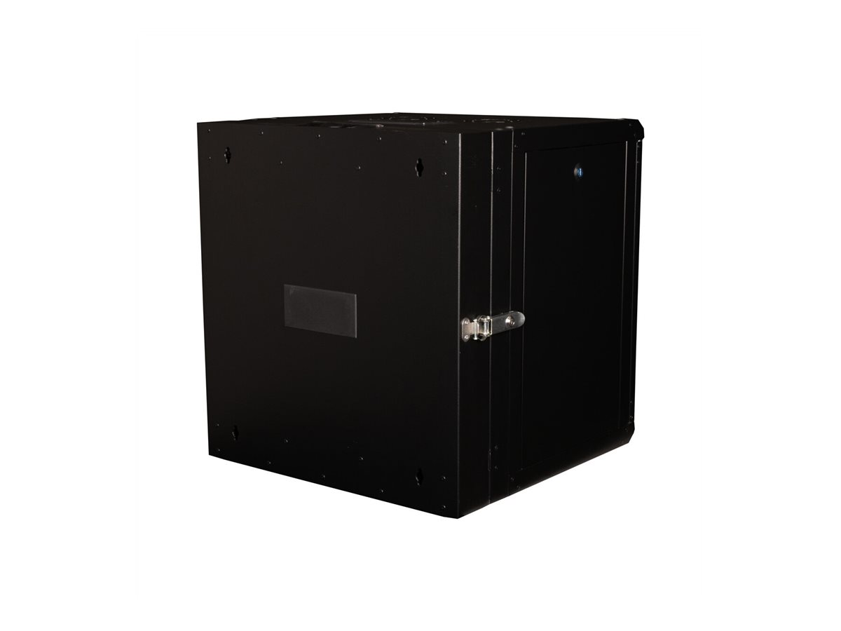ROLINE 19-Zoll Wandgehäuse Pro 12 HE, 600x600 BxT zweiteilig schwenkbar schwarz