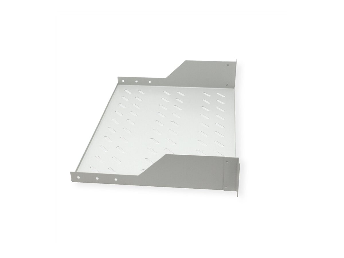 ROLINE 19-Zoll Fachboden 2 HE 350 T, 25kg Tragkraft grau
