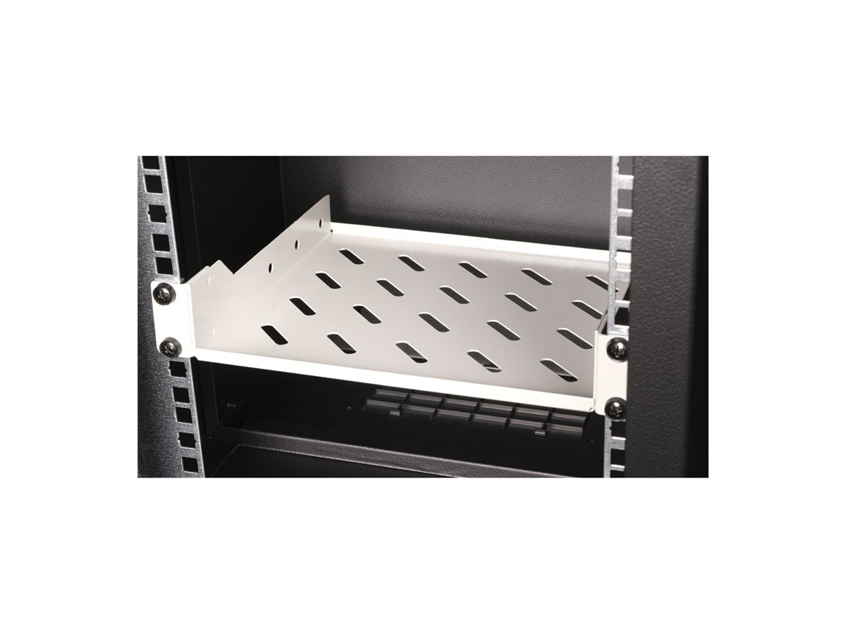 ROLINE 10-Zoll Fachboden 1 HE, 200 T grau