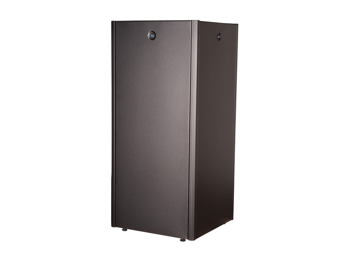 ROLINE 19-Zoll Netzwerkschrank Basic 26 HE, 600x800 BxT Glastür schwarz