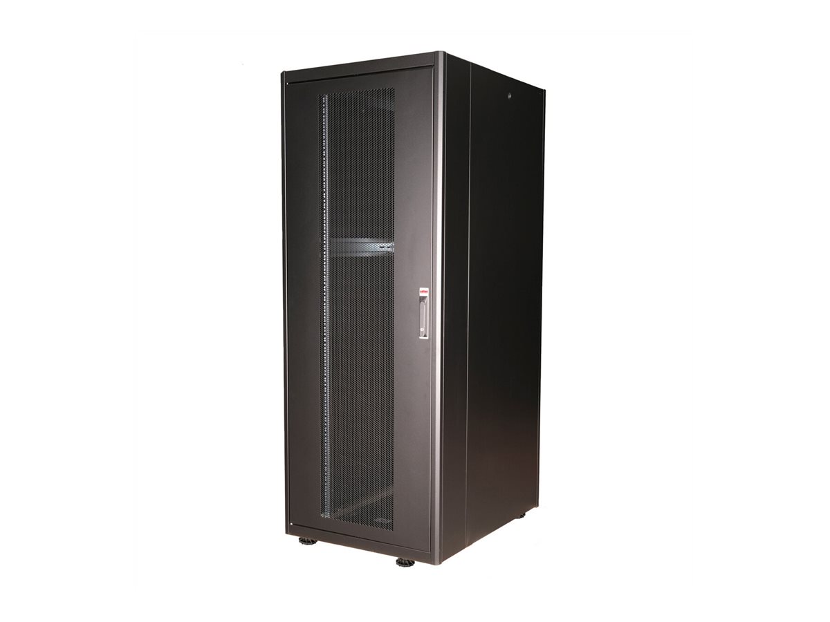ROLINE 19-Zoll Serverschrank Basic 42 HE, 800x1000 BxT perforiert schwarz