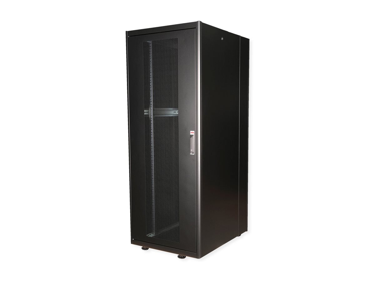 ROLINE 19-Zoll Serverschrank Basic 42 HE, 800x1000 BxT perforiert schwarz