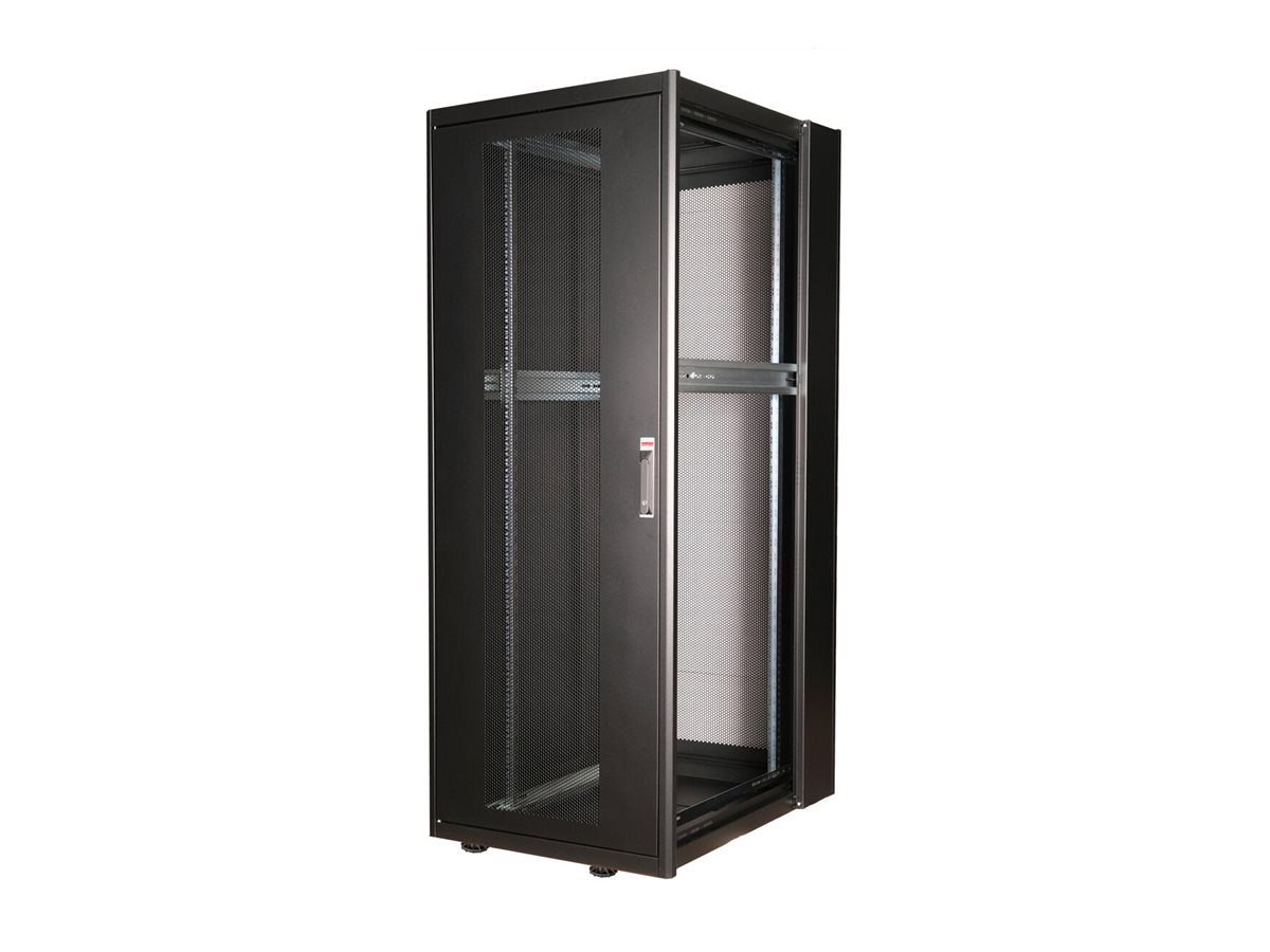 ROLINE 19-Zoll Serverschrank Basic 42 HE, 800x1000 BxT perforiert schwarz