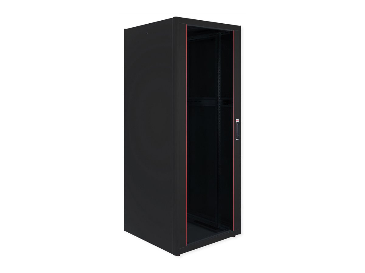 ROLINE 19-Zoll Netzwerkschrank Pro 42 HE, 800x1200 BxT Glastür schwarz