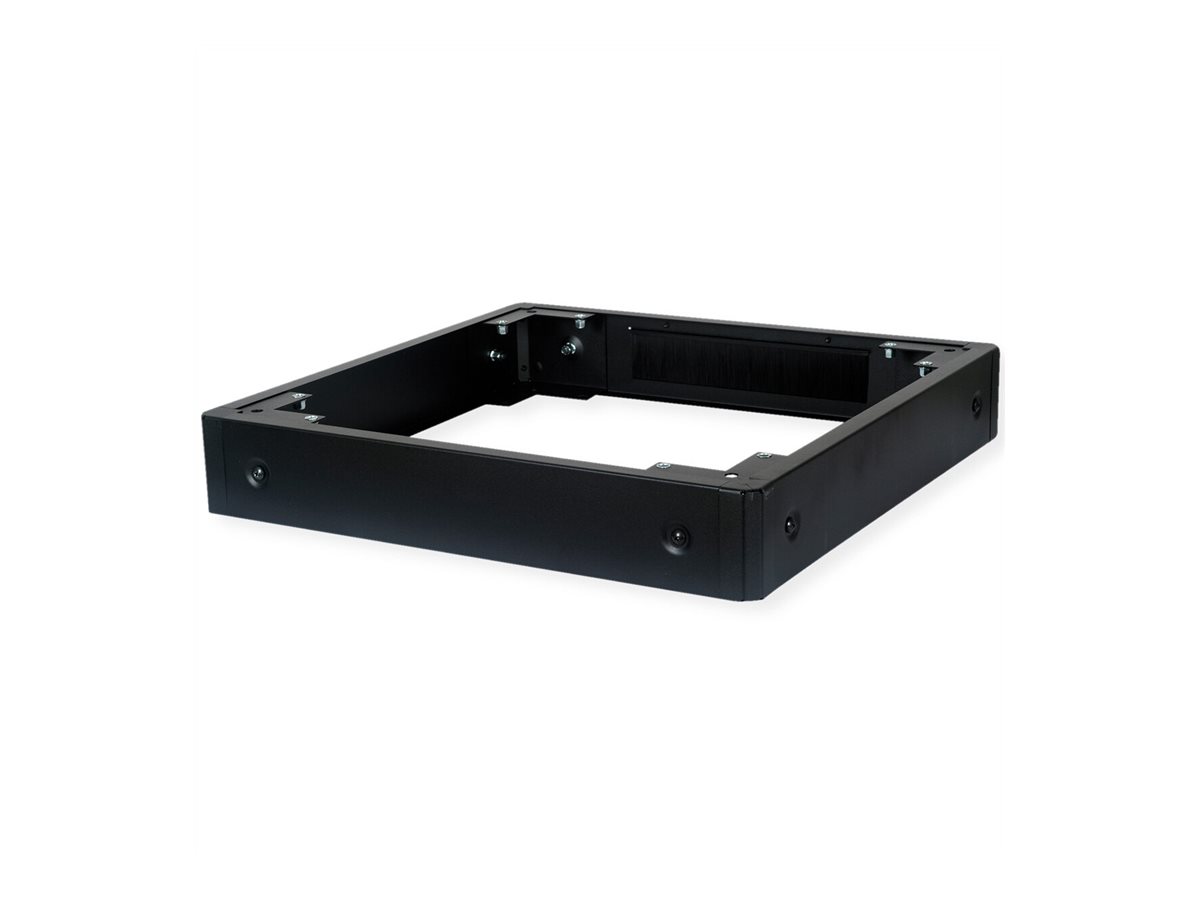 ROLINE Sockel für Netzwerkschrank, 600x600 BxT, schwarz