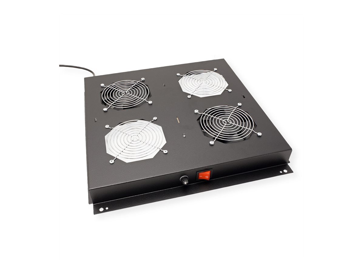 ROLINE Sockel für Netzwerkschrank, 800x800 BxT, schwarz