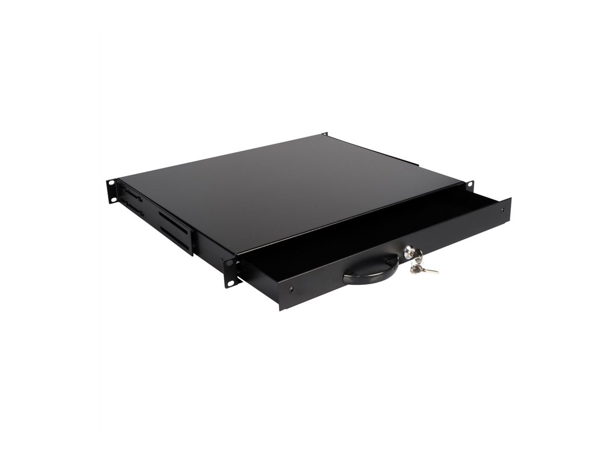 ROLINE 19-Zoll Tastatureinschub 1 HE, 400 T abschließbar schwarz