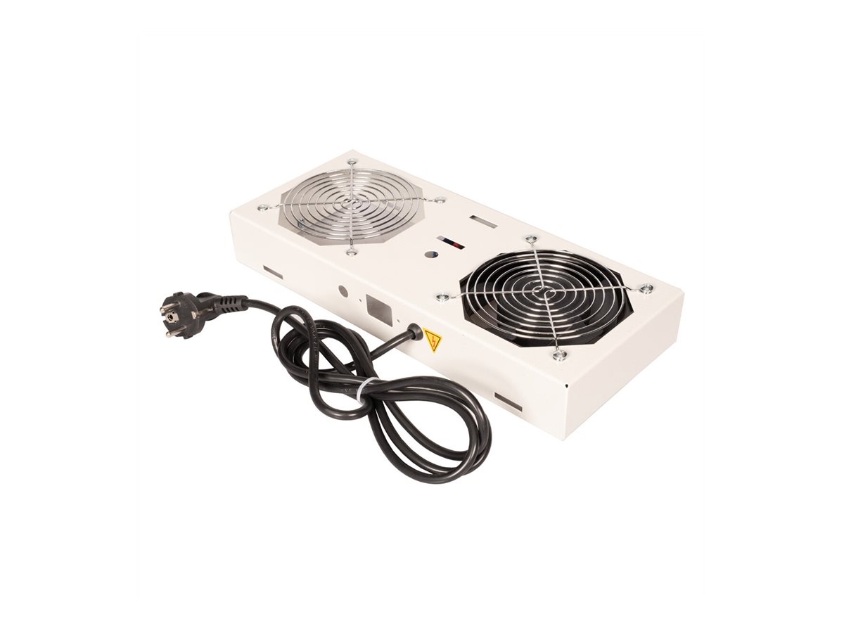 ROLINE Lüftereinheit 1 Lüfter, für 19-Zoll Wandgehäuse grau