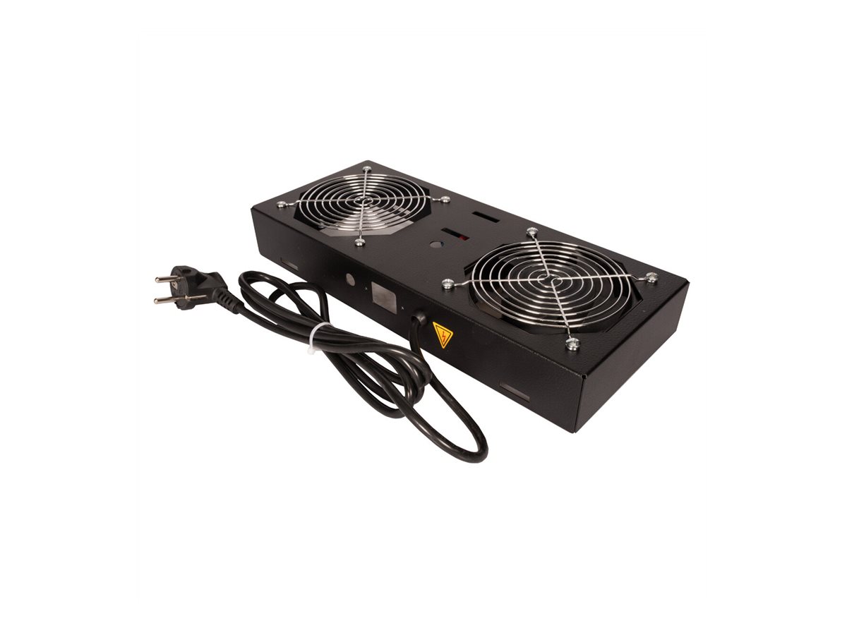 ROLINE Lüftereinheit 1 Lüfter, für 19-Zoll Wandgehäuse schwarz