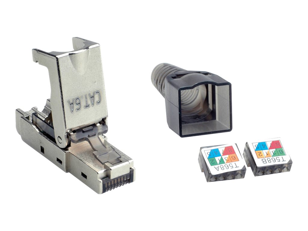 VALUE feldkonfektionierbarer RJ-45 Stecker Cat.6A (Class EA), STP