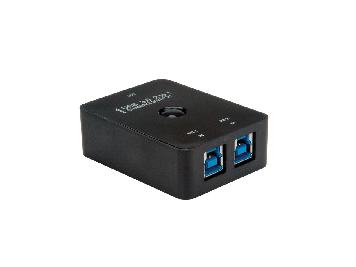 VALUE Manueller USB 3.2 Gen 1 Switch, 2 Ports