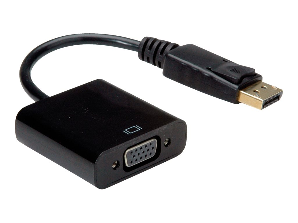 VALUE DisplayPort - VGA Adapter, DP ST - VGA BU, passiv