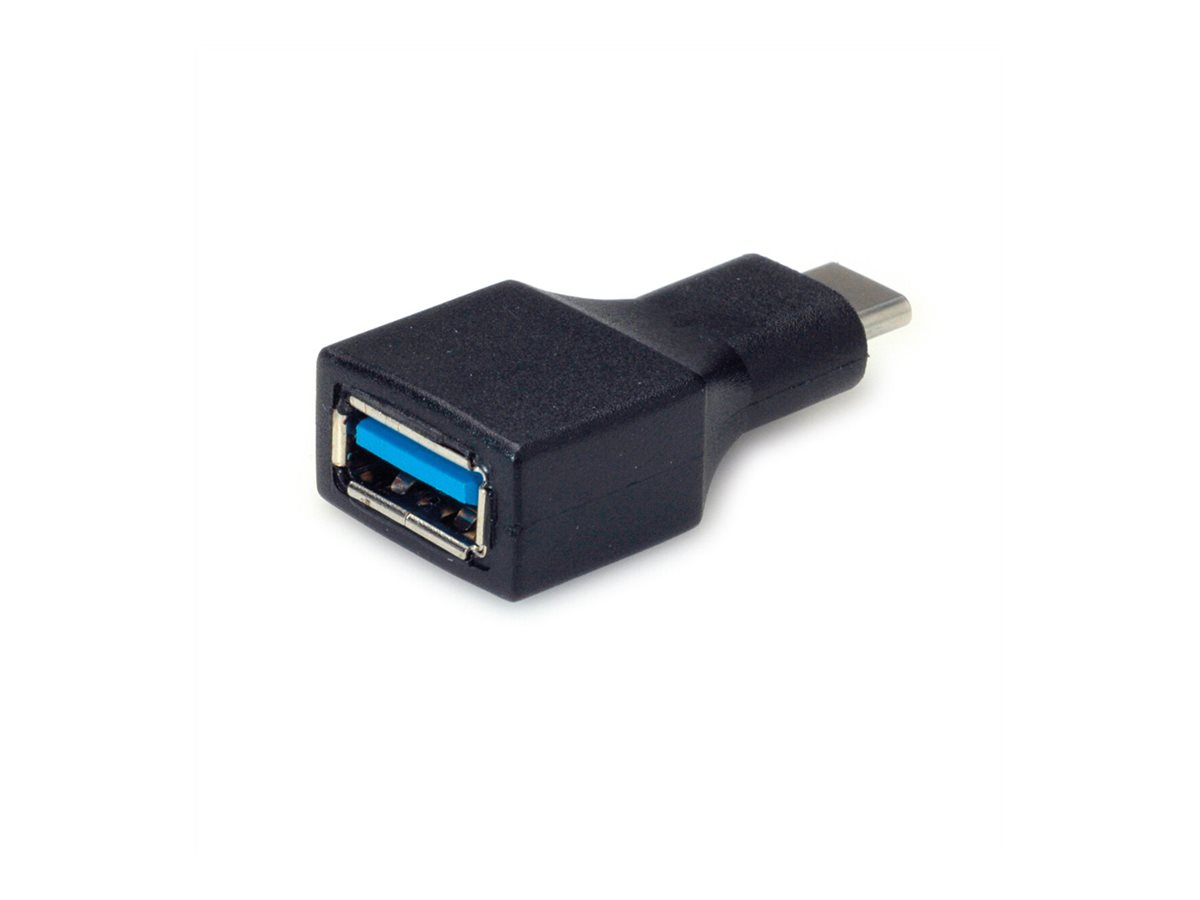 VALUE USB 3.2 Gen 1 Adapter, USB Typ C - A, ST/BU, OTG, schwarz