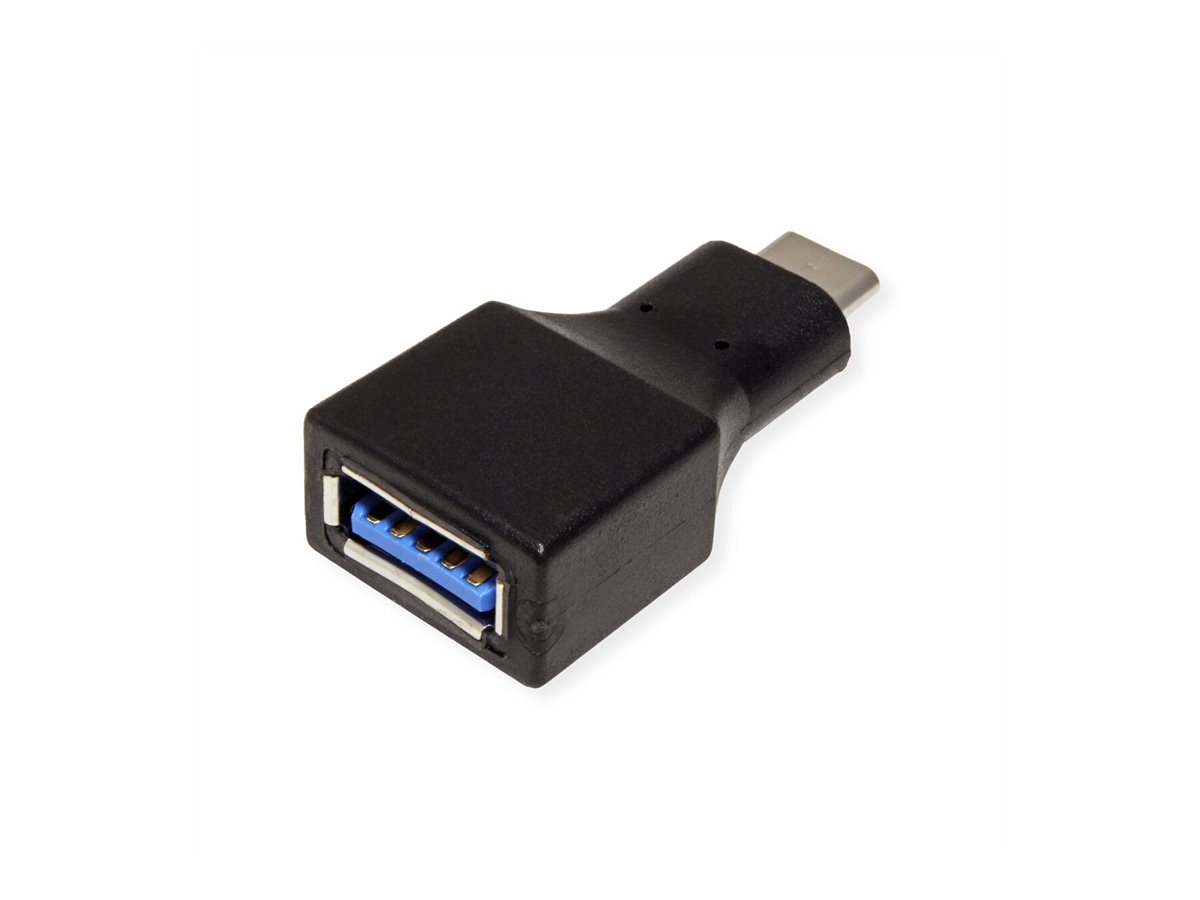 VALUE USB 3.2 Gen 1 Adapter, USB Typ C - A, ST/BU, OTG, schwarz