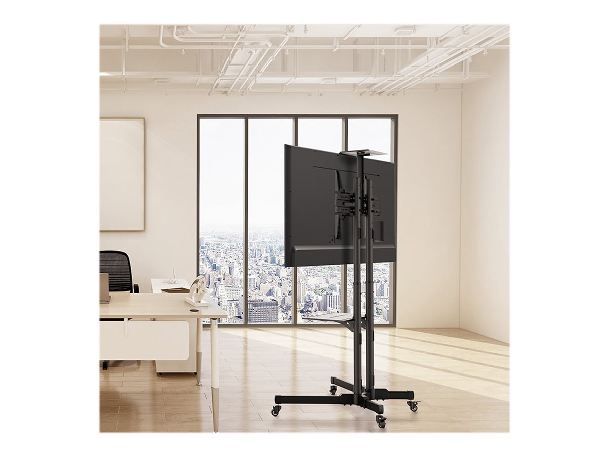 VALUE LCD-/TV-Rollständer, 37-70 Zoll, bis 50 kg, schwarz